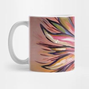 Daisy Flower in Pink Mug